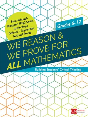 cover image of We Reason & We Prove for ALL Mathematics